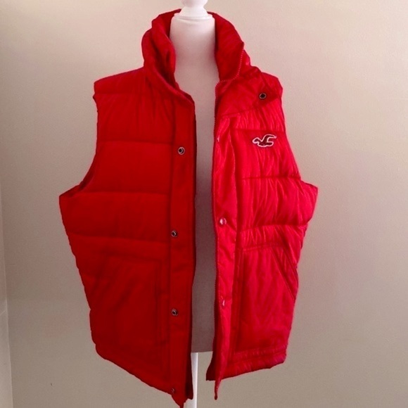 Hollister Other - Hollister Y2K vintage red puffer vest